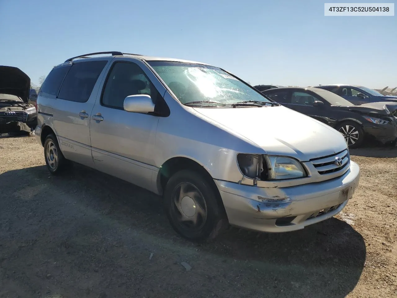 2002 Toyota Sienna Le VIN: 4T3ZF13C52U504138 Lot: 74633984