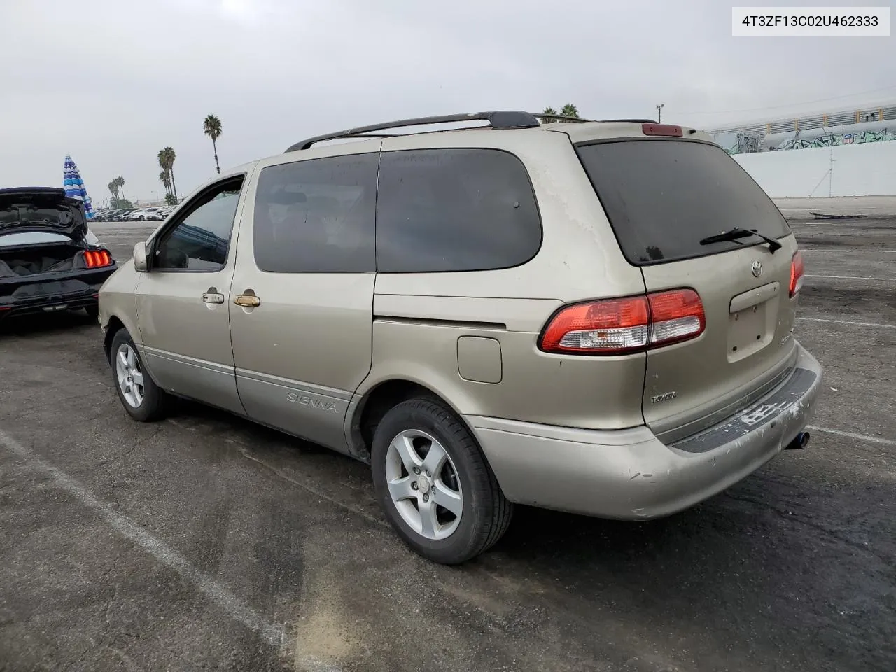 2002 Toyota Sienna Le VIN: 4T3ZF13C02U462333 Lot: 75497664