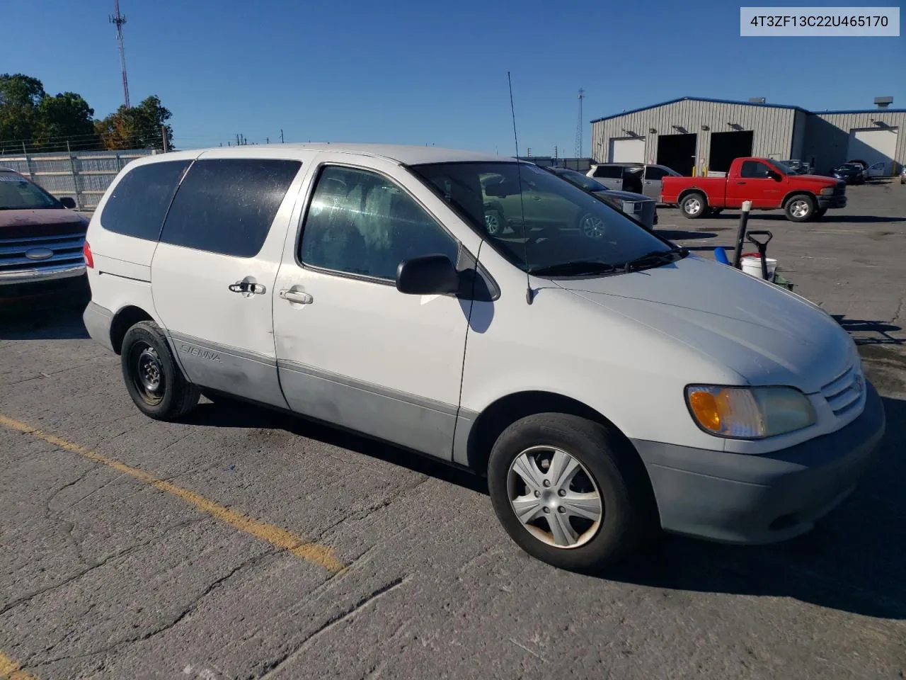 2002 Toyota Sienna Le VIN: 4T3ZF13C22U465170 Lot: 76561124