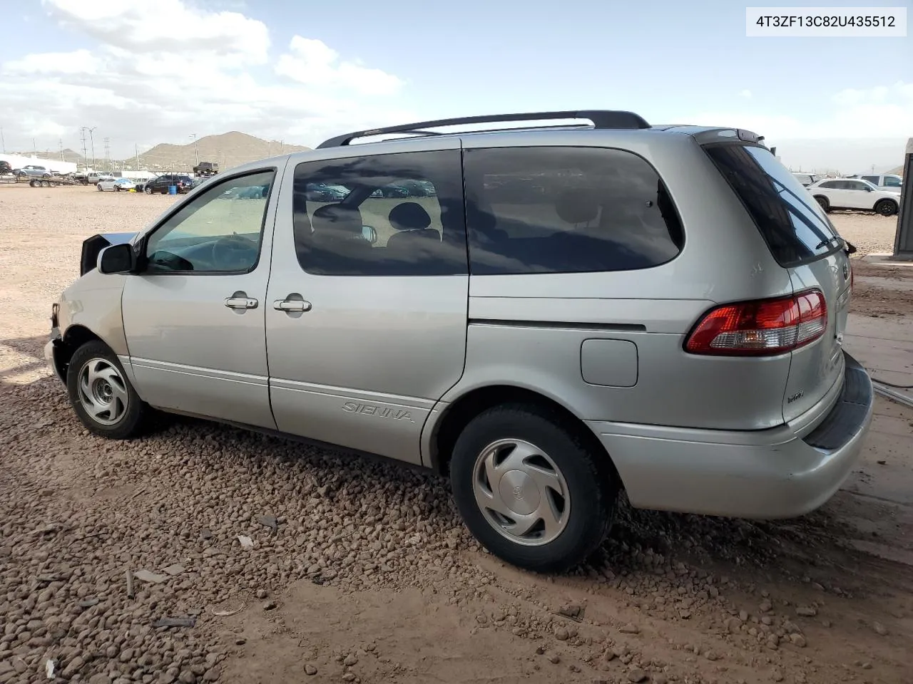 2002 Toyota Sienna Le VIN: 4T3ZF13C82U435512 Lot: 77122864