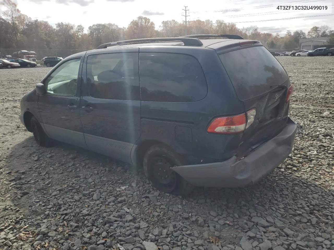 2002 Toyota Sienna Le VIN: 4T3ZF13C32U499019 Lot: 78539864