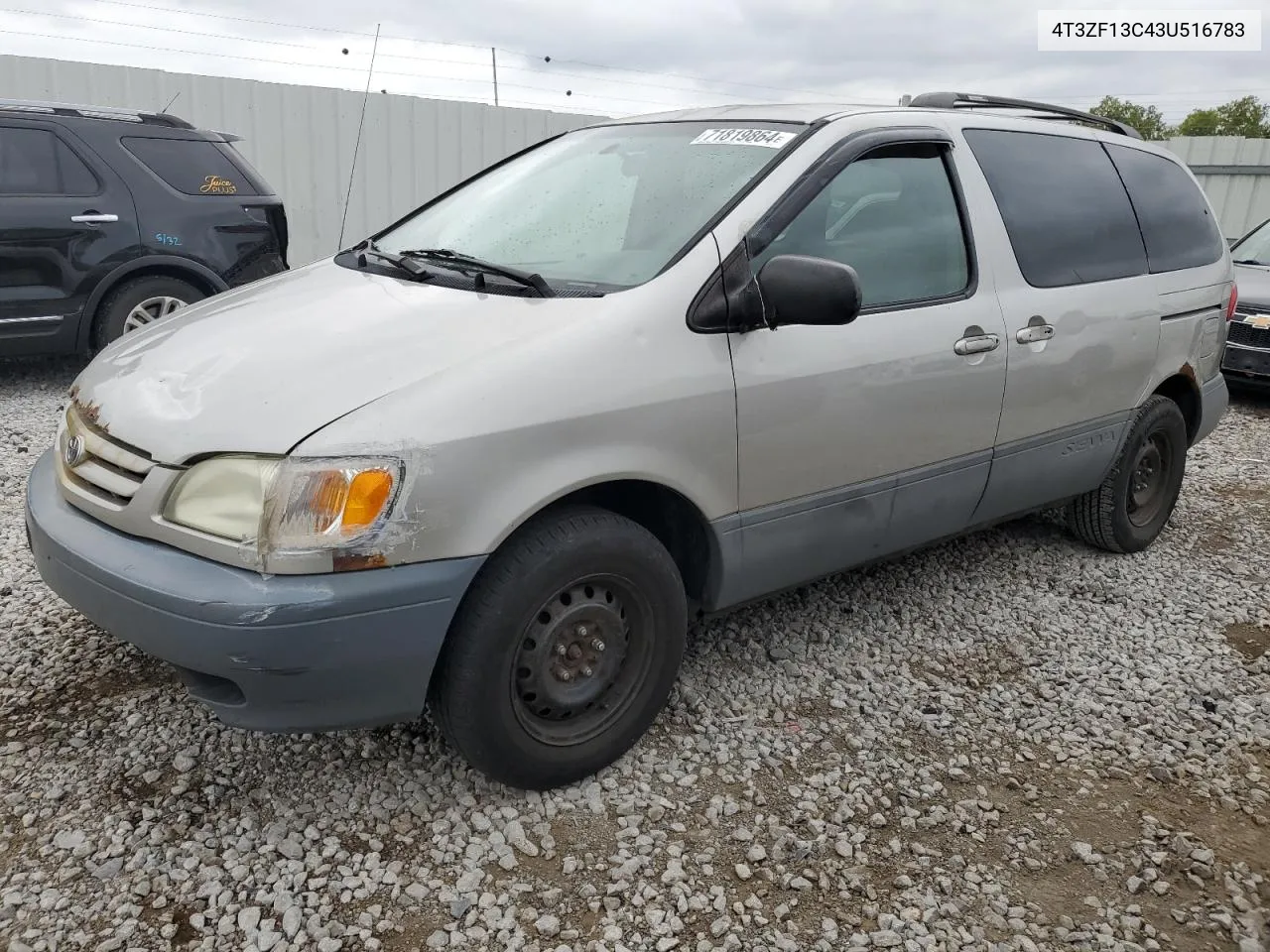 2003 Toyota Sienna Le VIN: 4T3ZF13C43U516783 Lot: 71819864