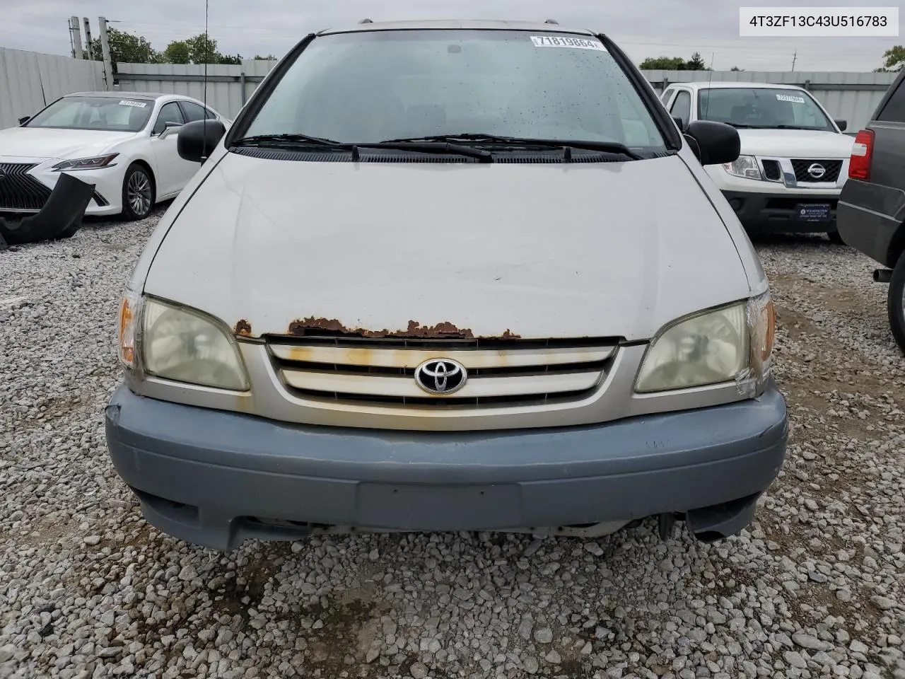 2003 Toyota Sienna Le VIN: 4T3ZF13C43U516783 Lot: 71819864