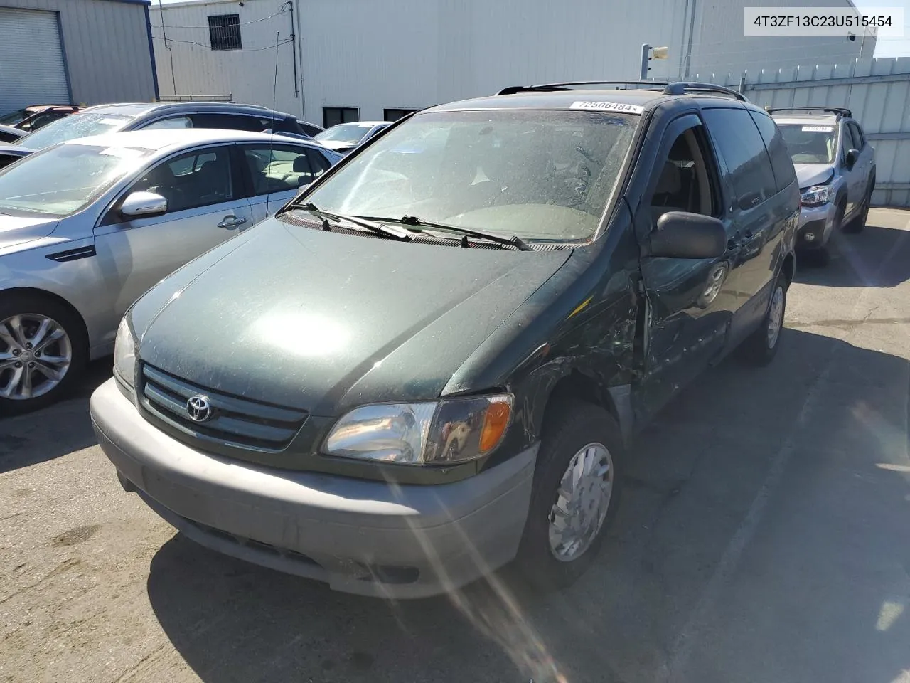 2003 Toyota Sienna Le VIN: 4T3ZF13C23U515454 Lot: 72506484