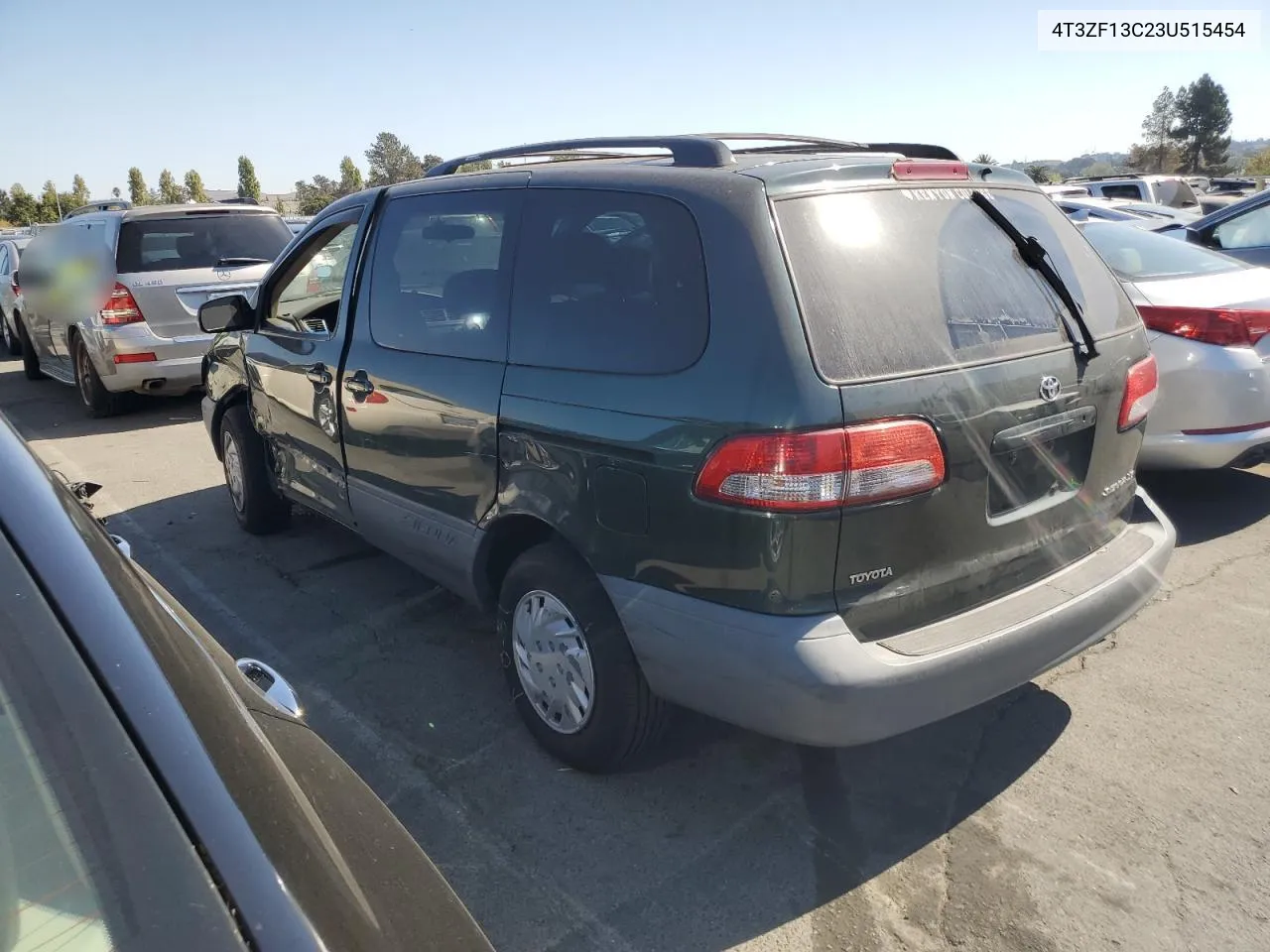 2003 Toyota Sienna Le VIN: 4T3ZF13C23U515454 Lot: 72506484