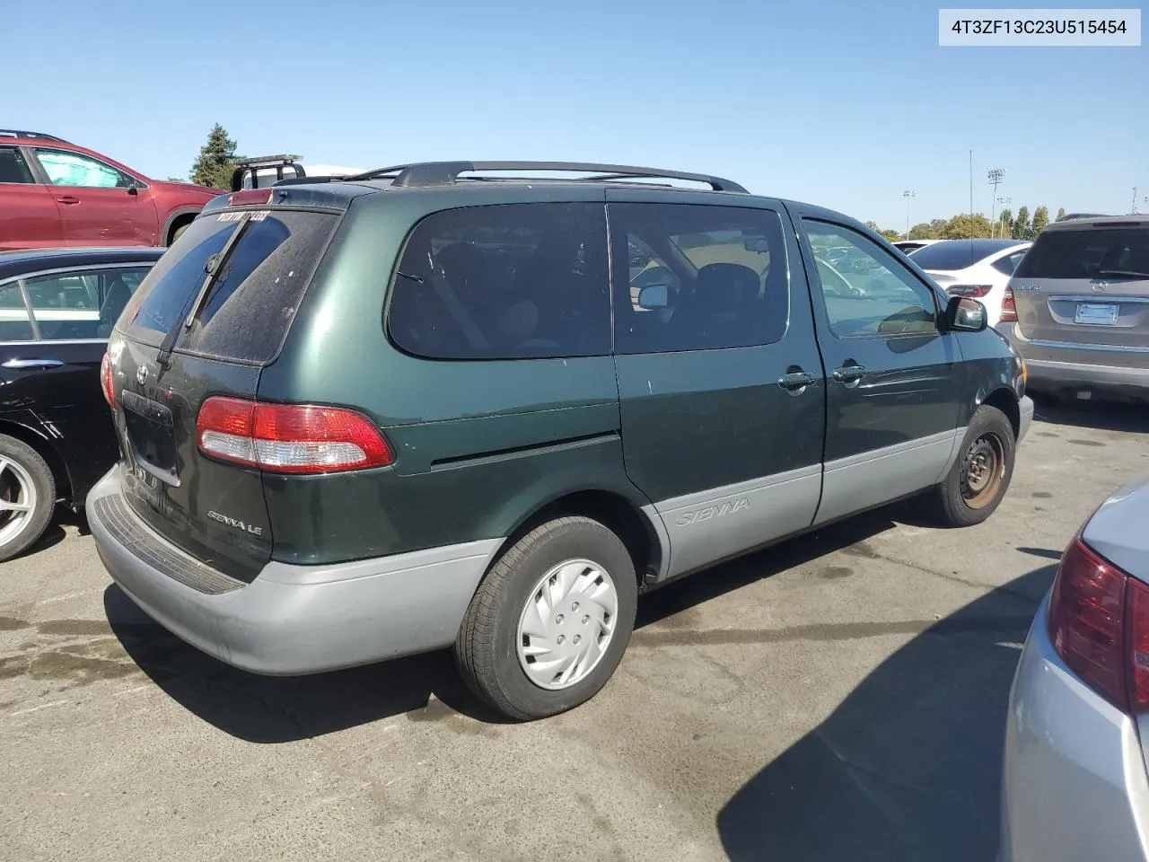 2003 Toyota Sienna Le VIN: 4T3ZF13C23U515454 Lot: 72506484