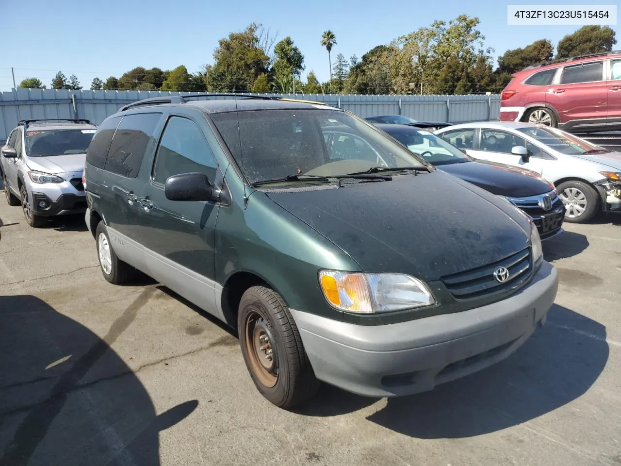 2003 Toyota Sienna Le VIN: 4T3ZF13C23U515454 Lot: 72506484