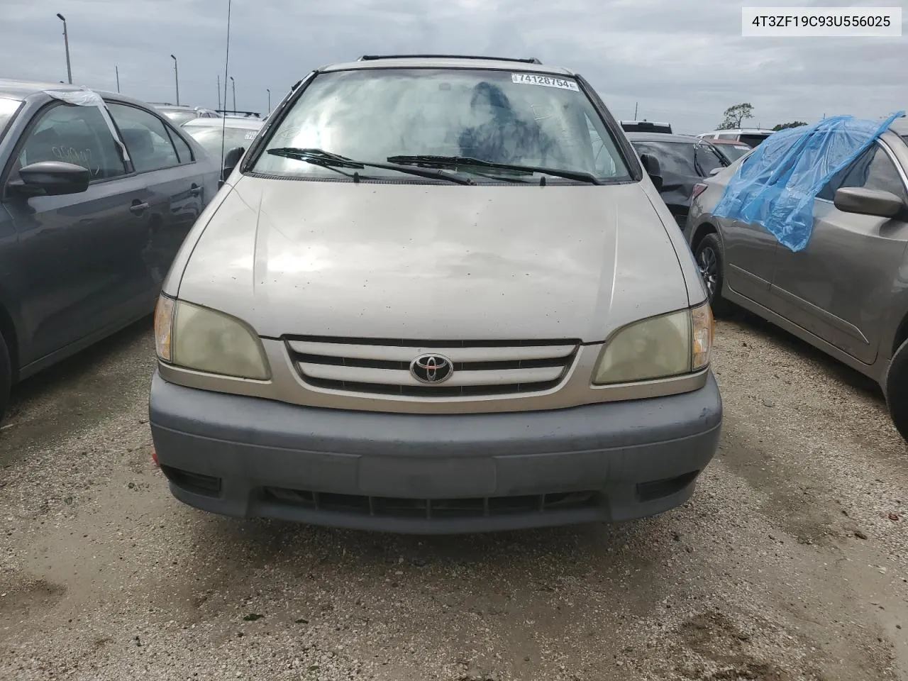 2003 Toyota Sienna Ce VIN: 4T3ZF19C93U556025 Lot: 74128754