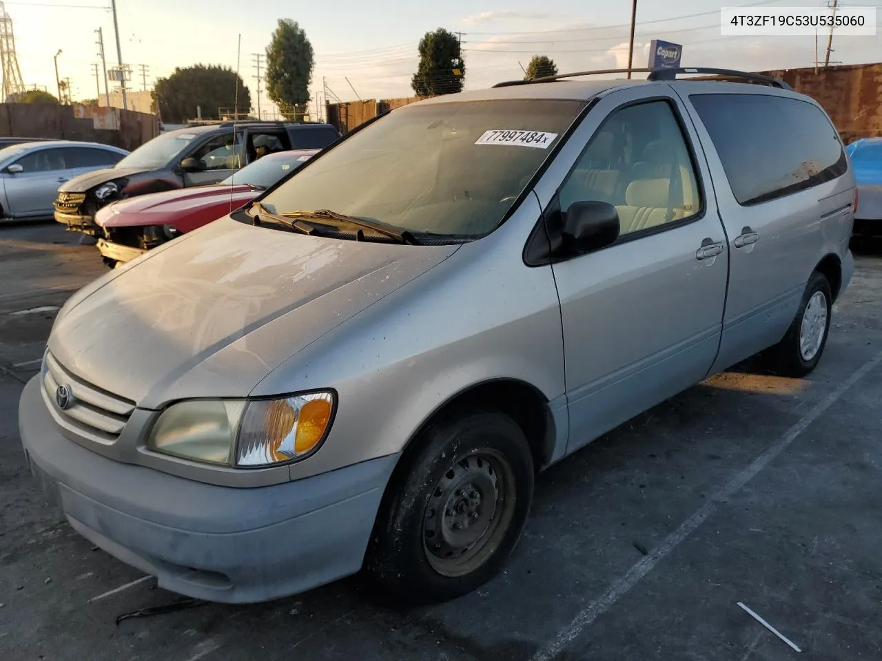 2003 Toyota Sienna Ce VIN: 4T3ZF19C53U535060 Lot: 77997484