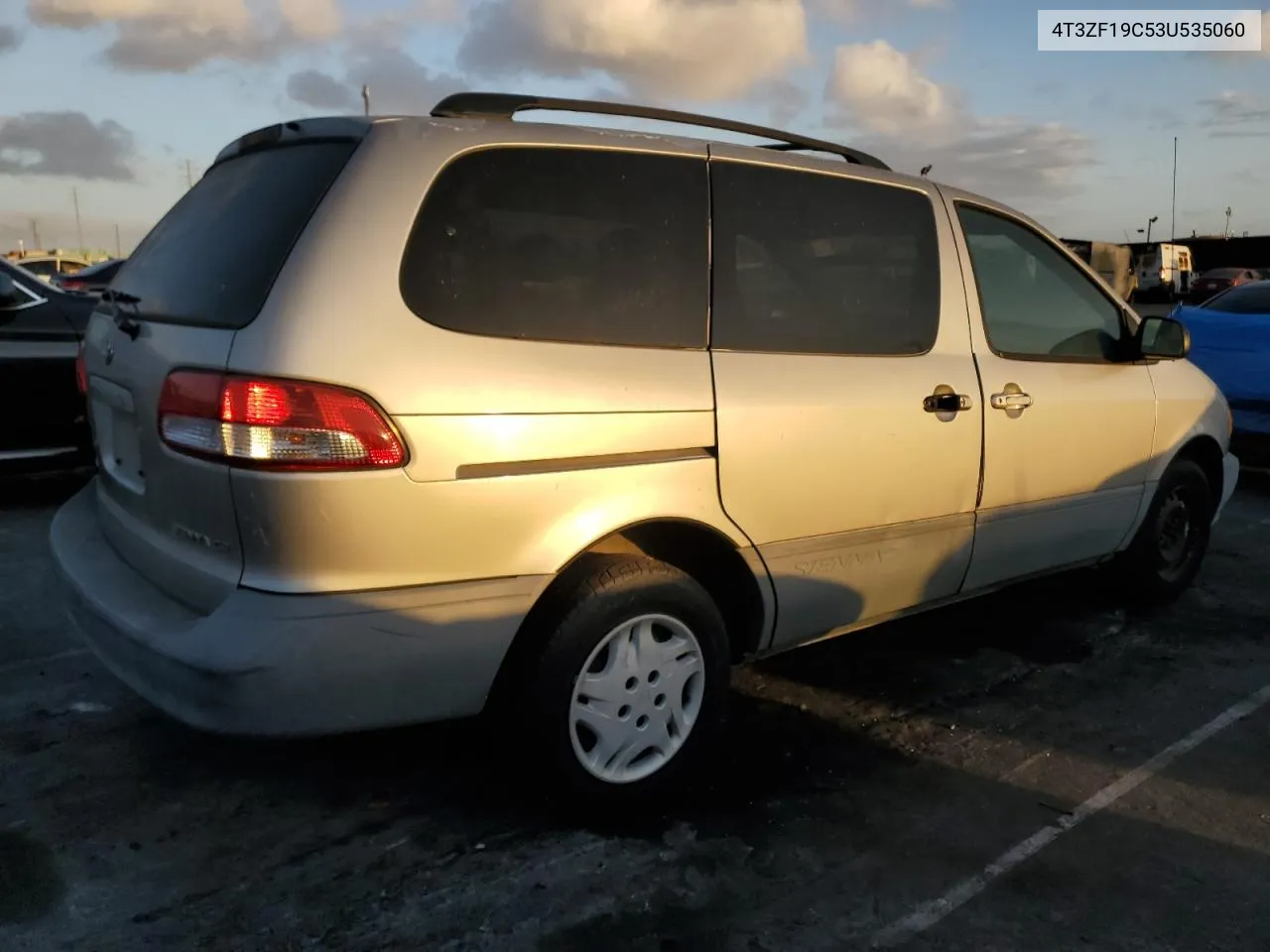 2003 Toyota Sienna Ce VIN: 4T3ZF19C53U535060 Lot: 77997484