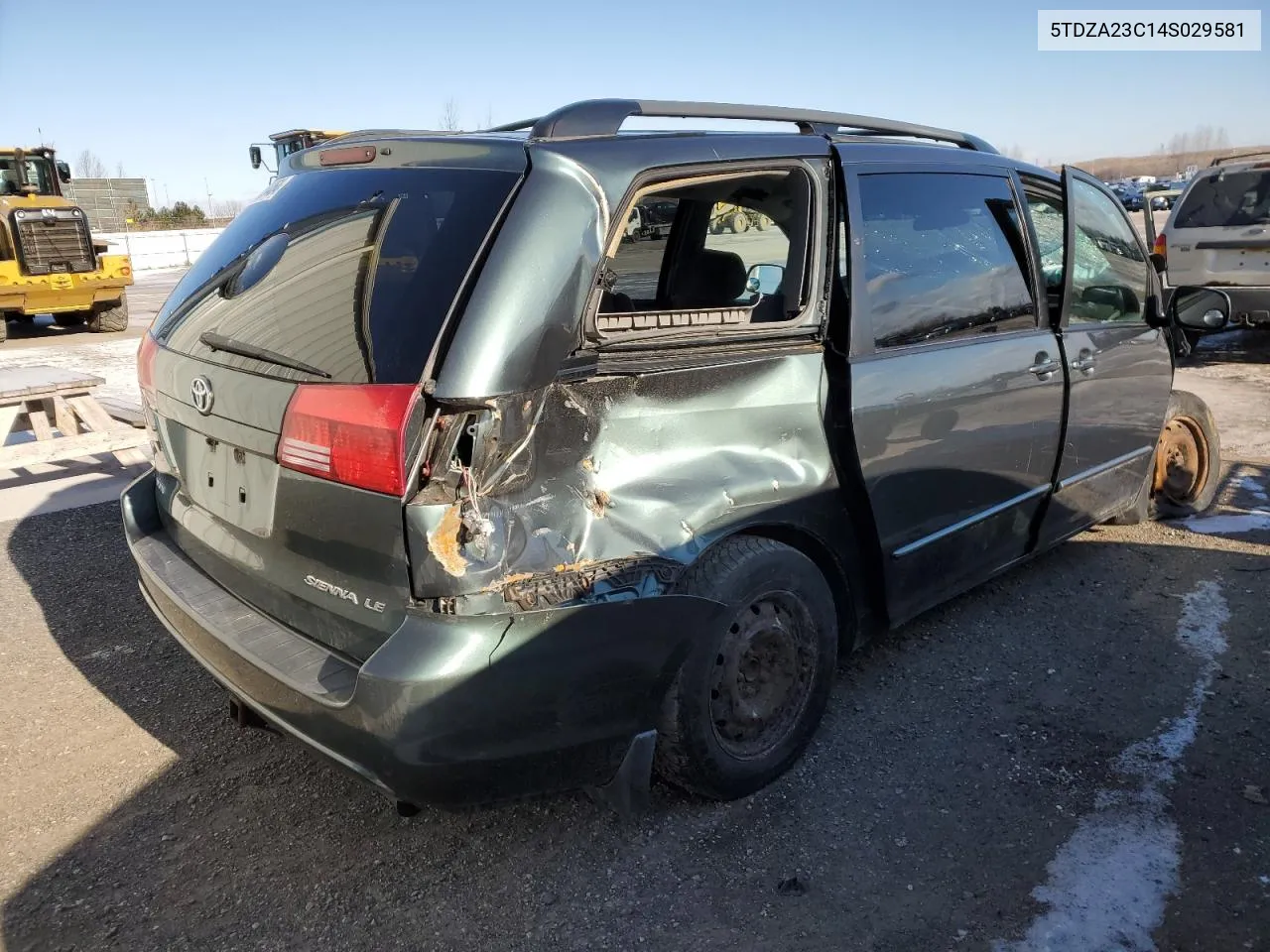 2004 Toyota Sienna Ce VIN: 5TDZA23C14S029581 Lot: 38354464