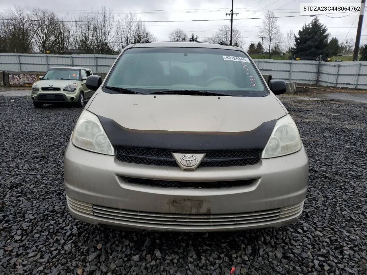 2004 Toyota Sienna Ce VIN: 5TDZA23C44S064762 Lot: 43128344