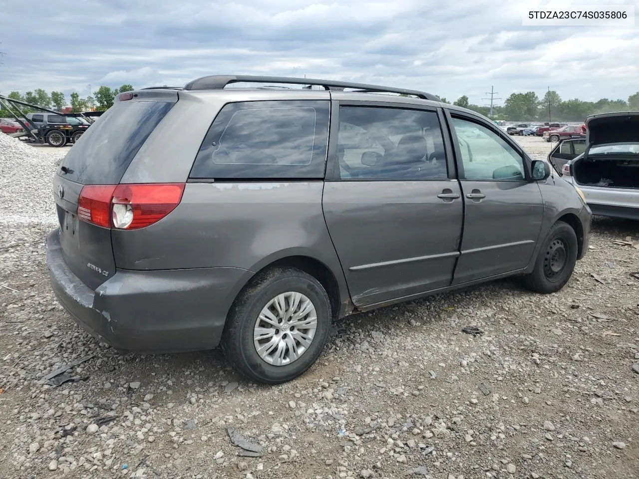 2004 Toyota Sienna Ce VIN: 5TDZA23C74S035806 Lot: 58815744