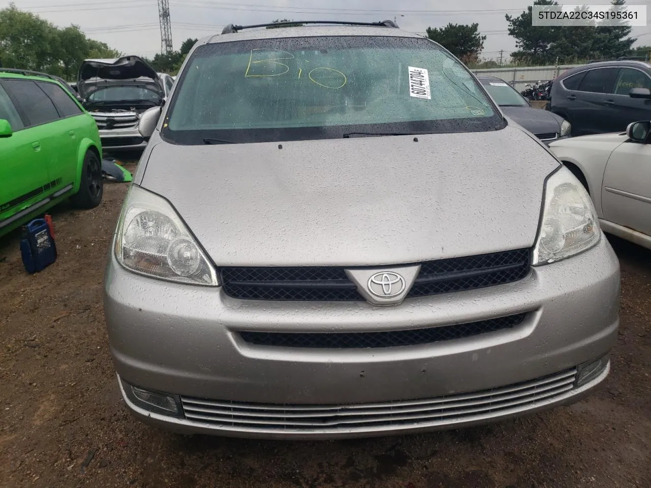 2004 Toyota Sienna Xle VIN: 5TDZA22C34S195361 Lot: 60744704