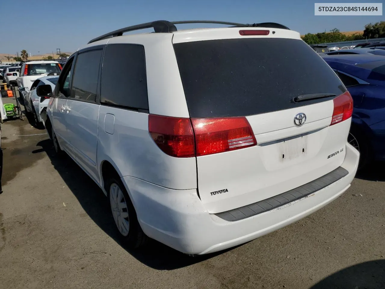 2004 Toyota Sienna Ce VIN: 5TDZA23C84S144694 Lot: 62820384