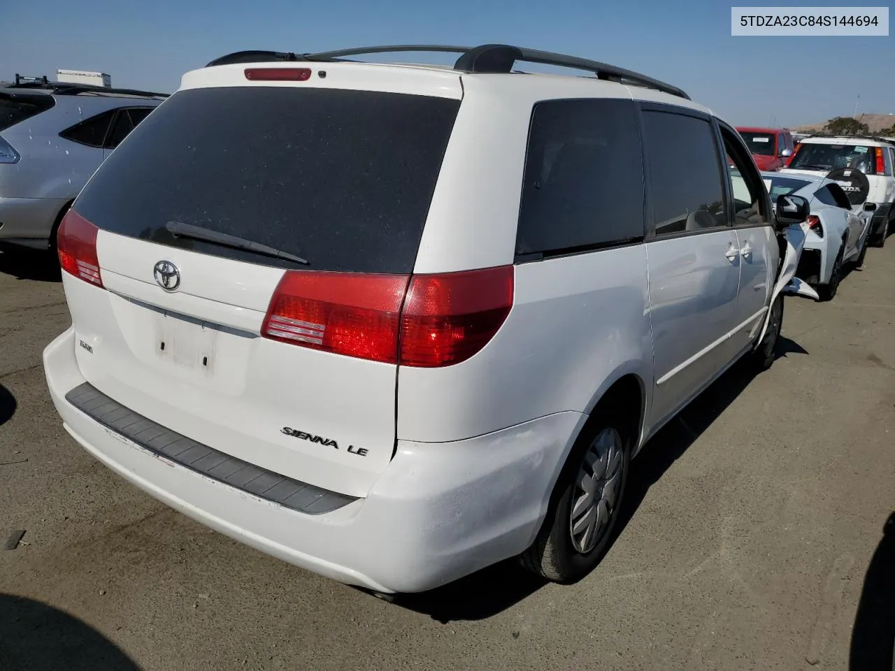 2004 Toyota Sienna Ce VIN: 5TDZA23C84S144694 Lot: 62820384