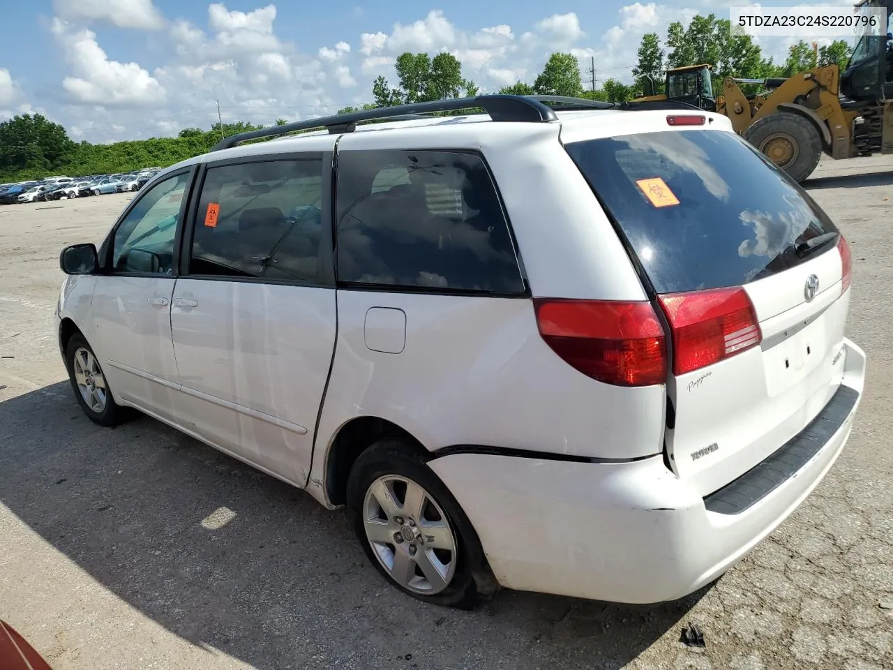 2004 Toyota Sienna Ce VIN: 5TDZA23C24S220796 Lot: 63242294