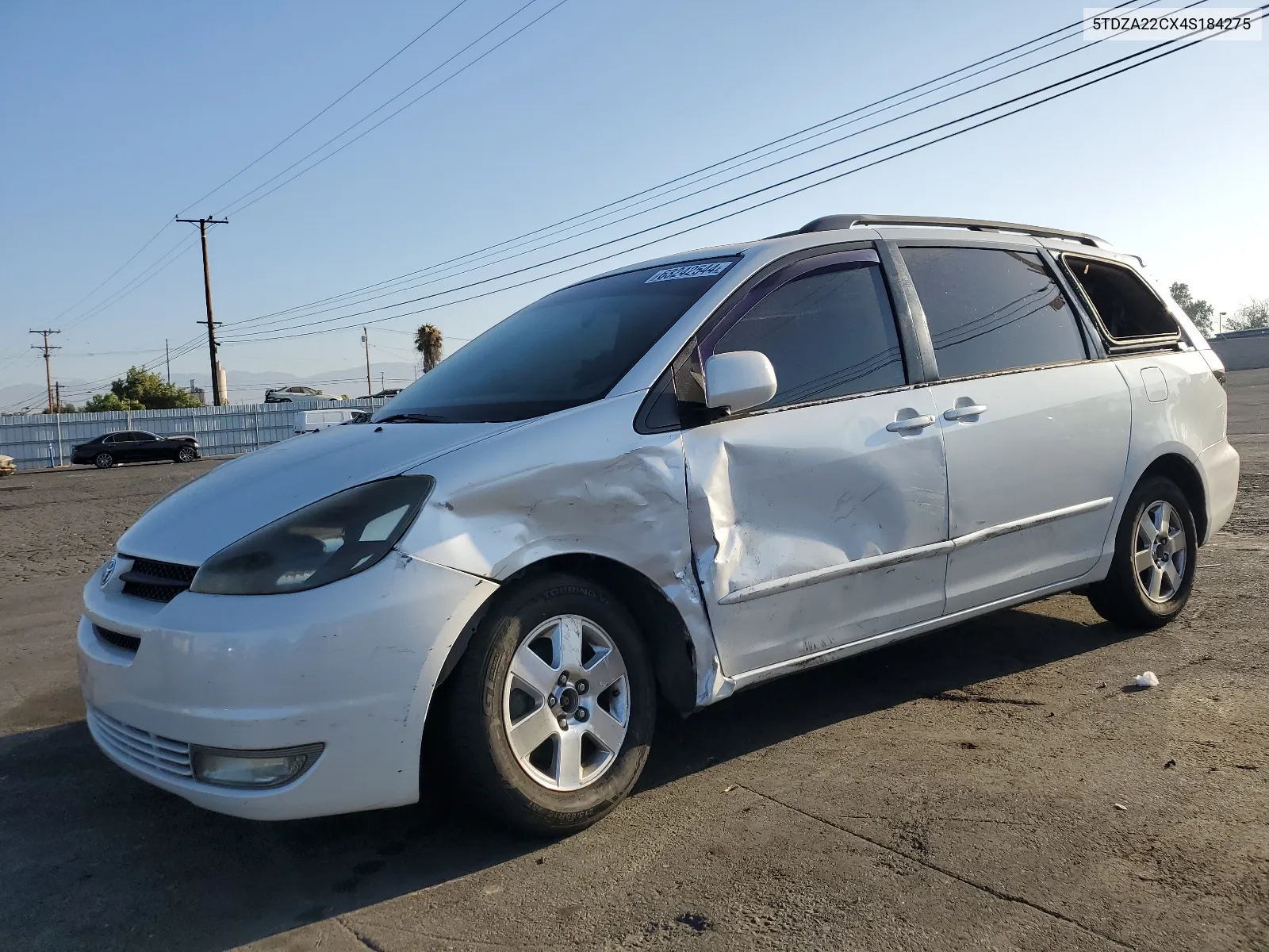 2004 Toyota Sienna Xle VIN: 5TDZA22CX4S184275 Lot: 63242544