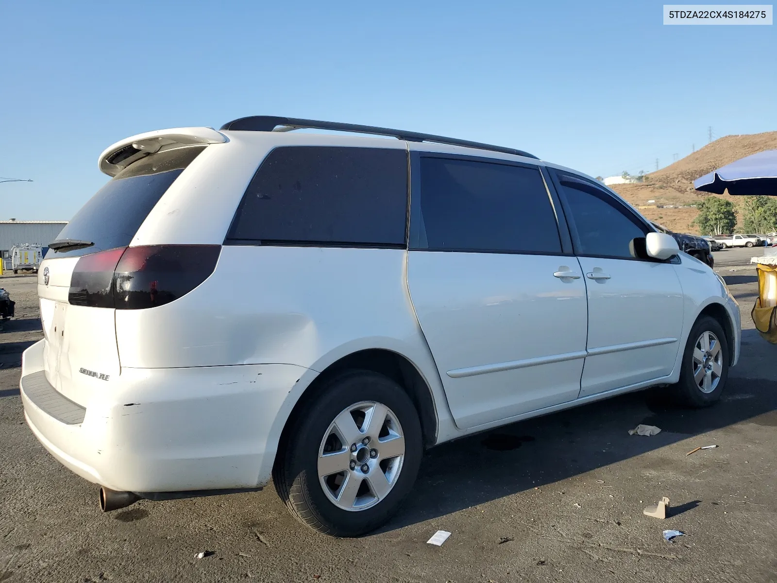 2004 Toyota Sienna Xle VIN: 5TDZA22CX4S184275 Lot: 63242544