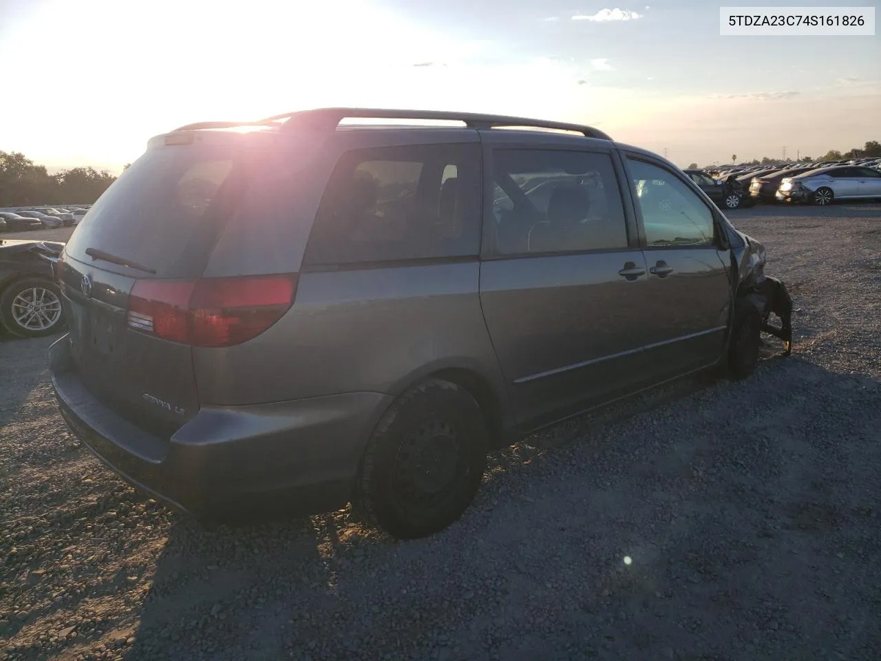 2004 Toyota Sienna Ce VIN: 5TDZA23C74S161826 Lot: 63685624