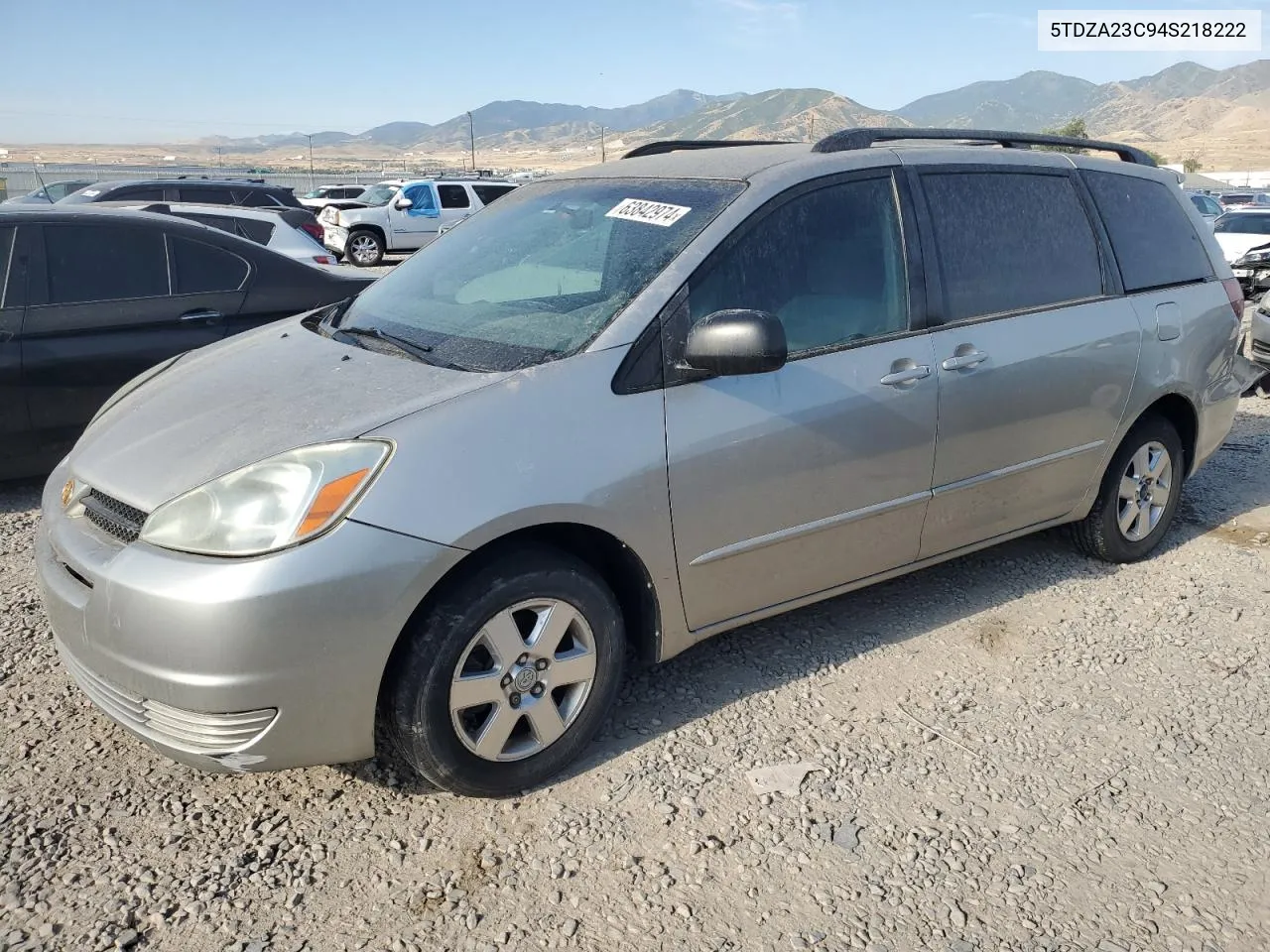 2004 Toyota Sienna Ce VIN: 5TDZA23C94S218222 Lot: 63842974