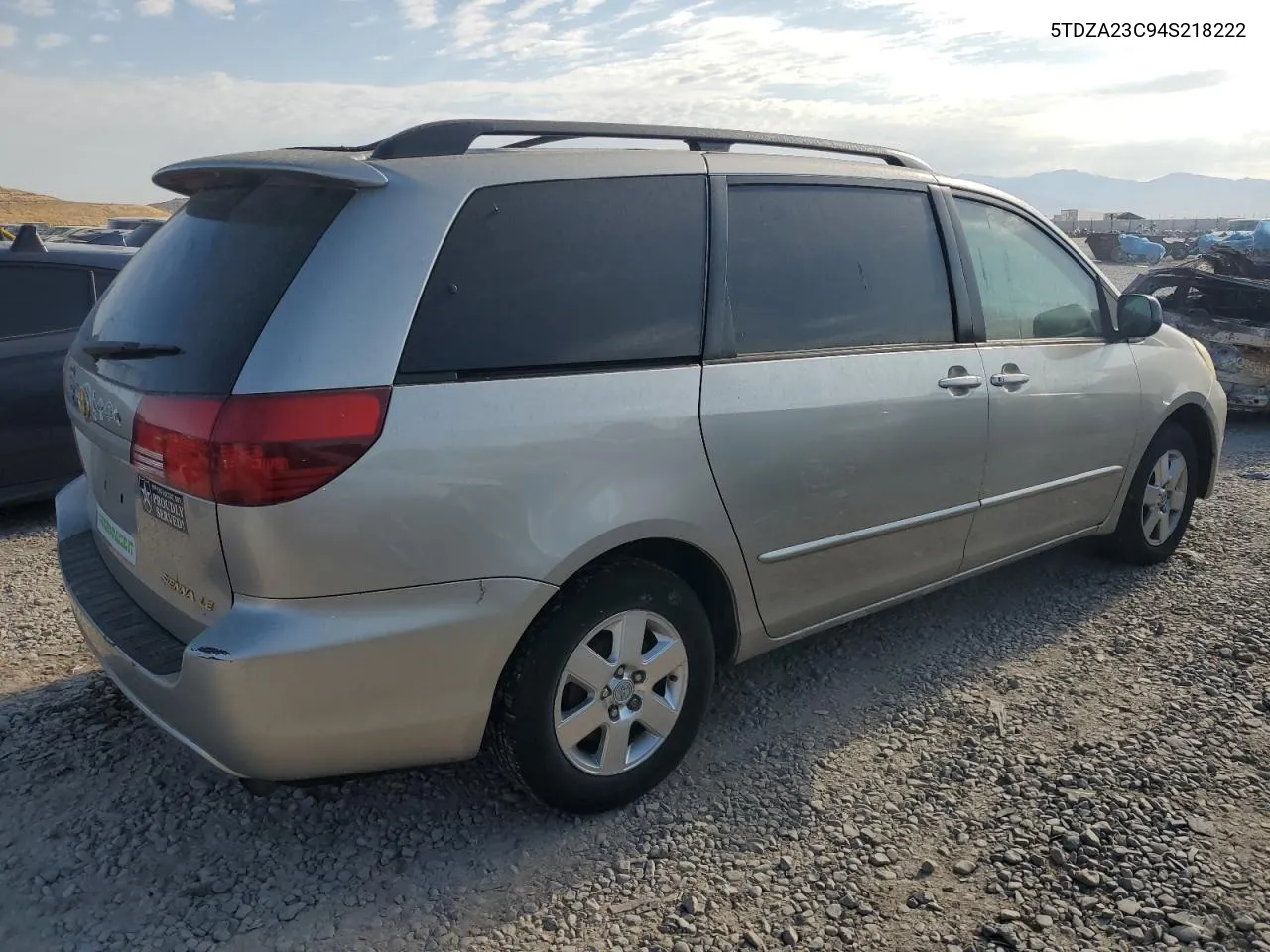 2004 Toyota Sienna Ce VIN: 5TDZA23C94S218222 Lot: 63842974