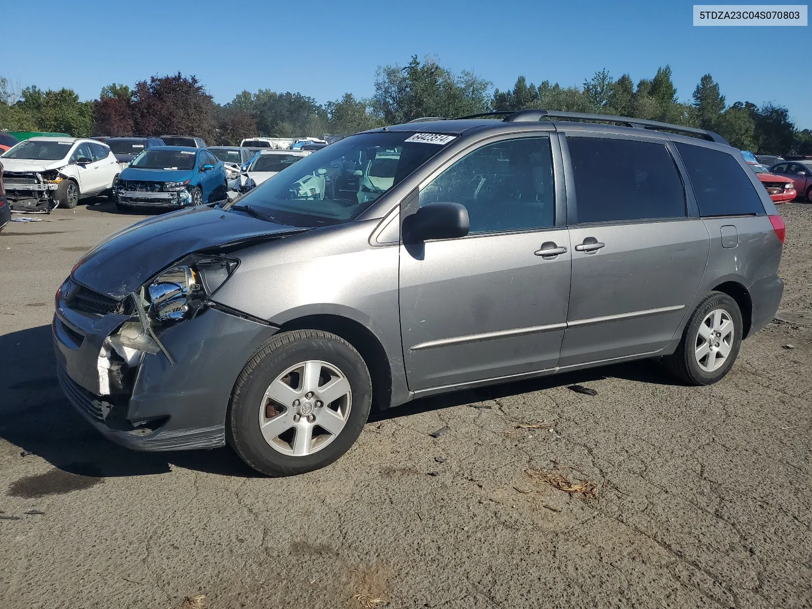 5TDZA23C04S070803 2004 Toyota Sienna Ce