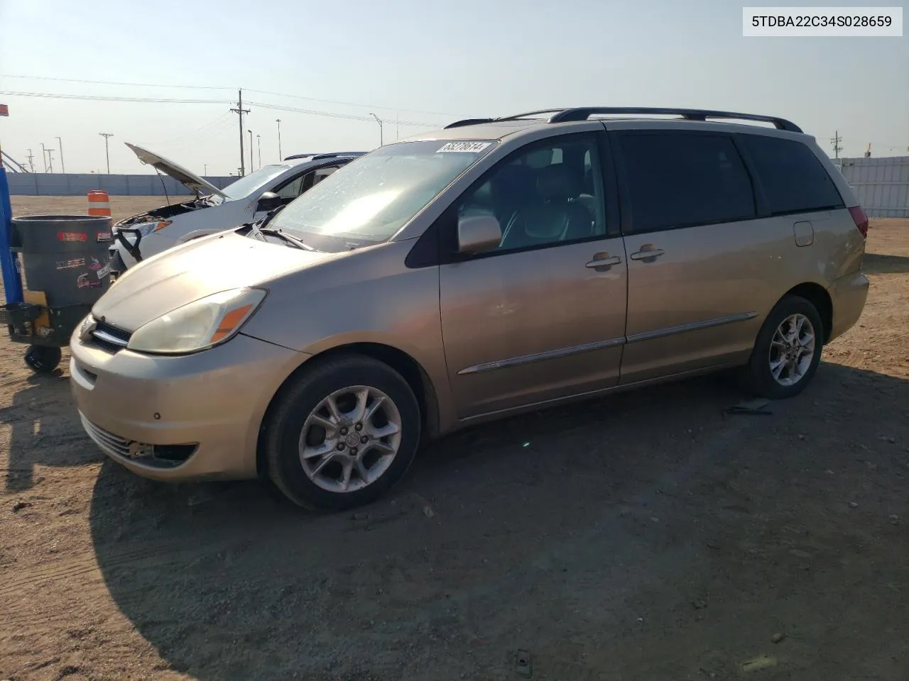 2004 Toyota Sienna Xle VIN: 5TDBA22C34S028659 Lot: 65278614