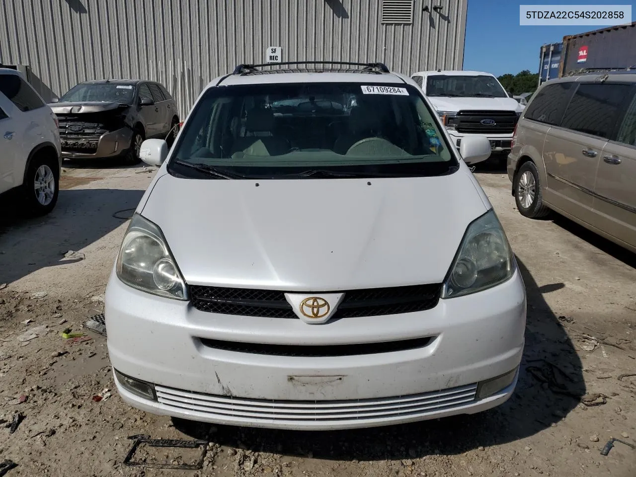 2004 Toyota Sienna Xle VIN: 5TDZA22C54S202858 Lot: 67109284