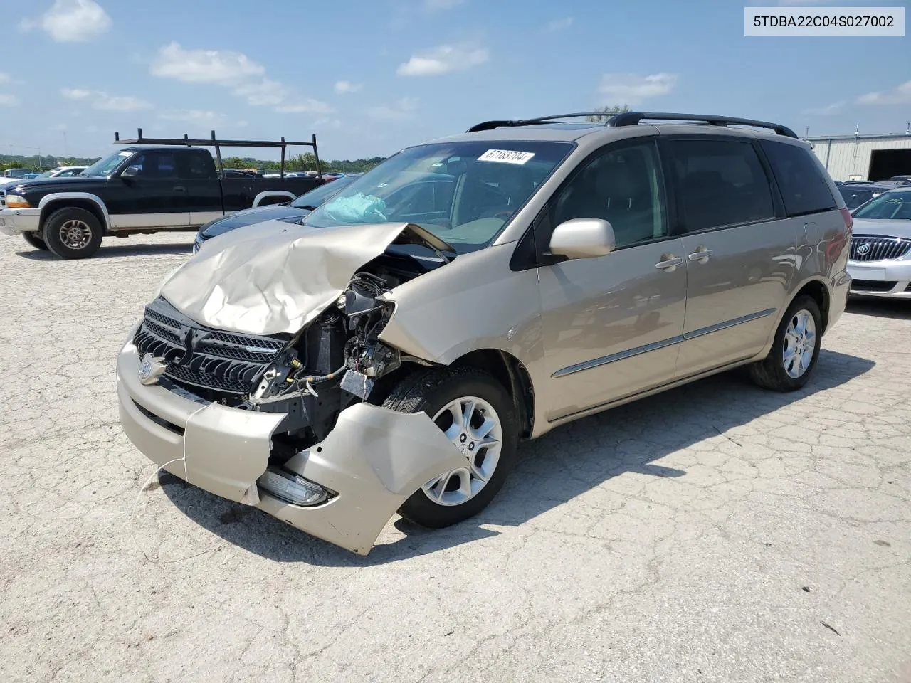 2004 Toyota Sienna Xle VIN: 5TDBA22C04S027002 Lot: 67163704