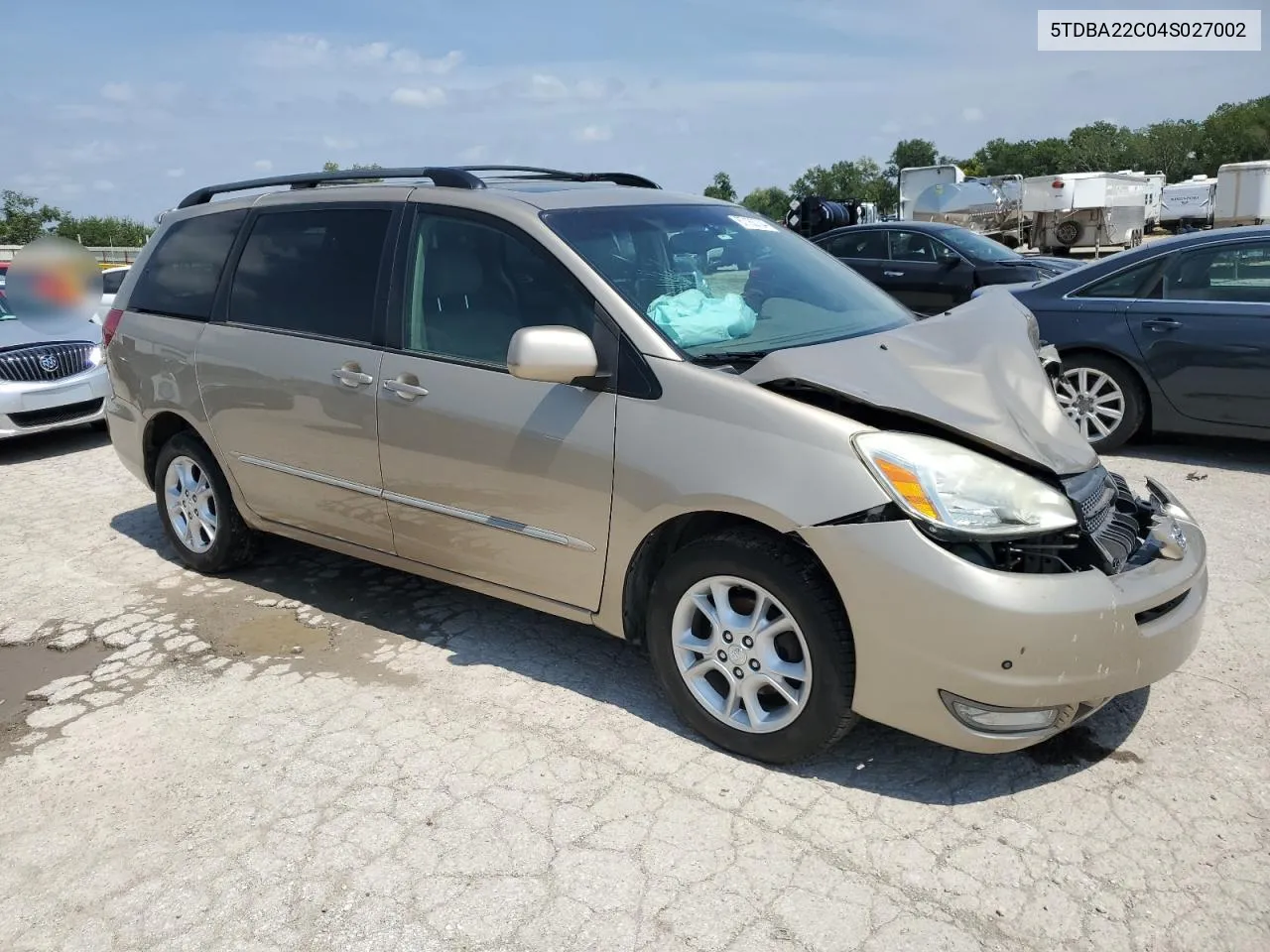 2004 Toyota Sienna Xle VIN: 5TDBA22C04S027002 Lot: 67163704