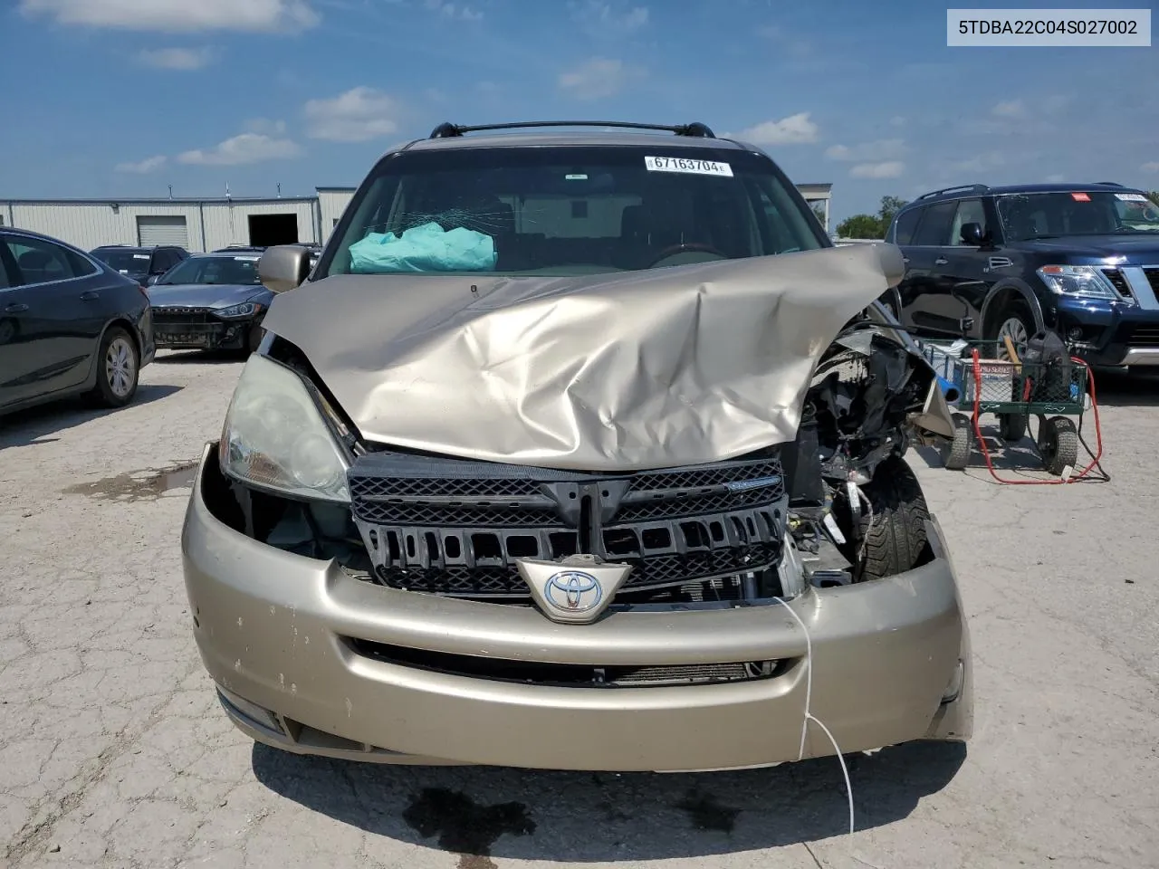 2004 Toyota Sienna Xle VIN: 5TDBA22C04S027002 Lot: 67163704