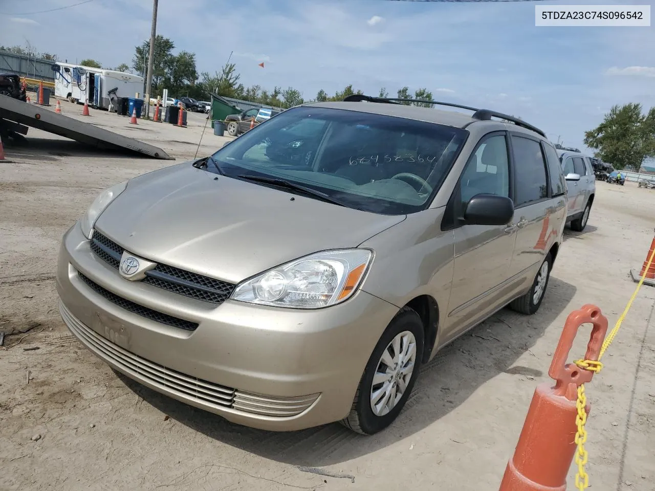 2004 Toyota Sienna Ce VIN: 5TDZA23C74S096542 Lot: 68458364