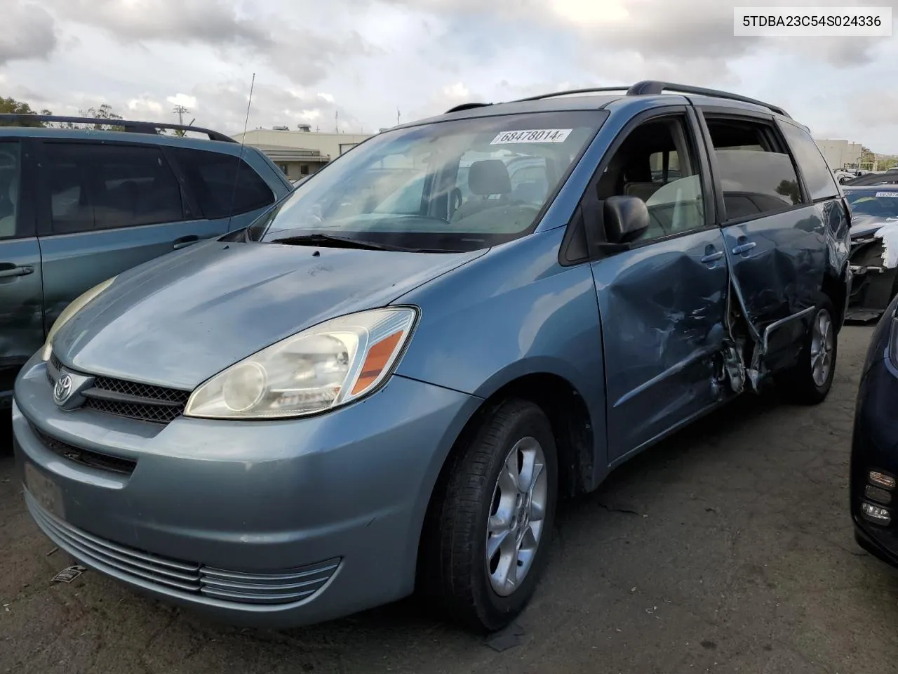 2004 Toyota Sienna Le VIN: 5TDBA23C54S024336 Lot: 68478014