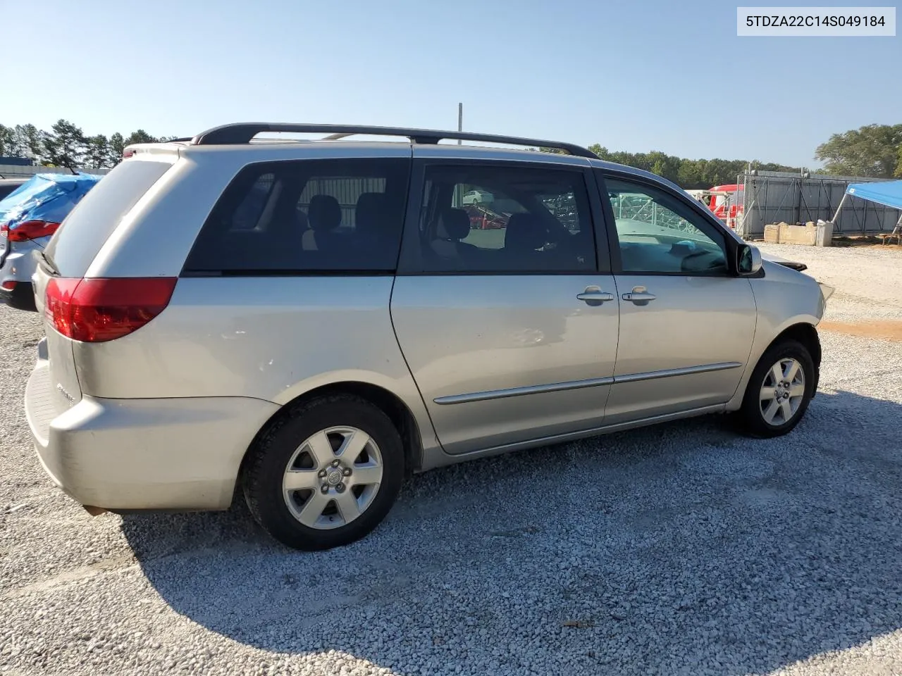 2004 Toyota Sienna Xle VIN: 5TDZA22C14S049184 Lot: 68990464