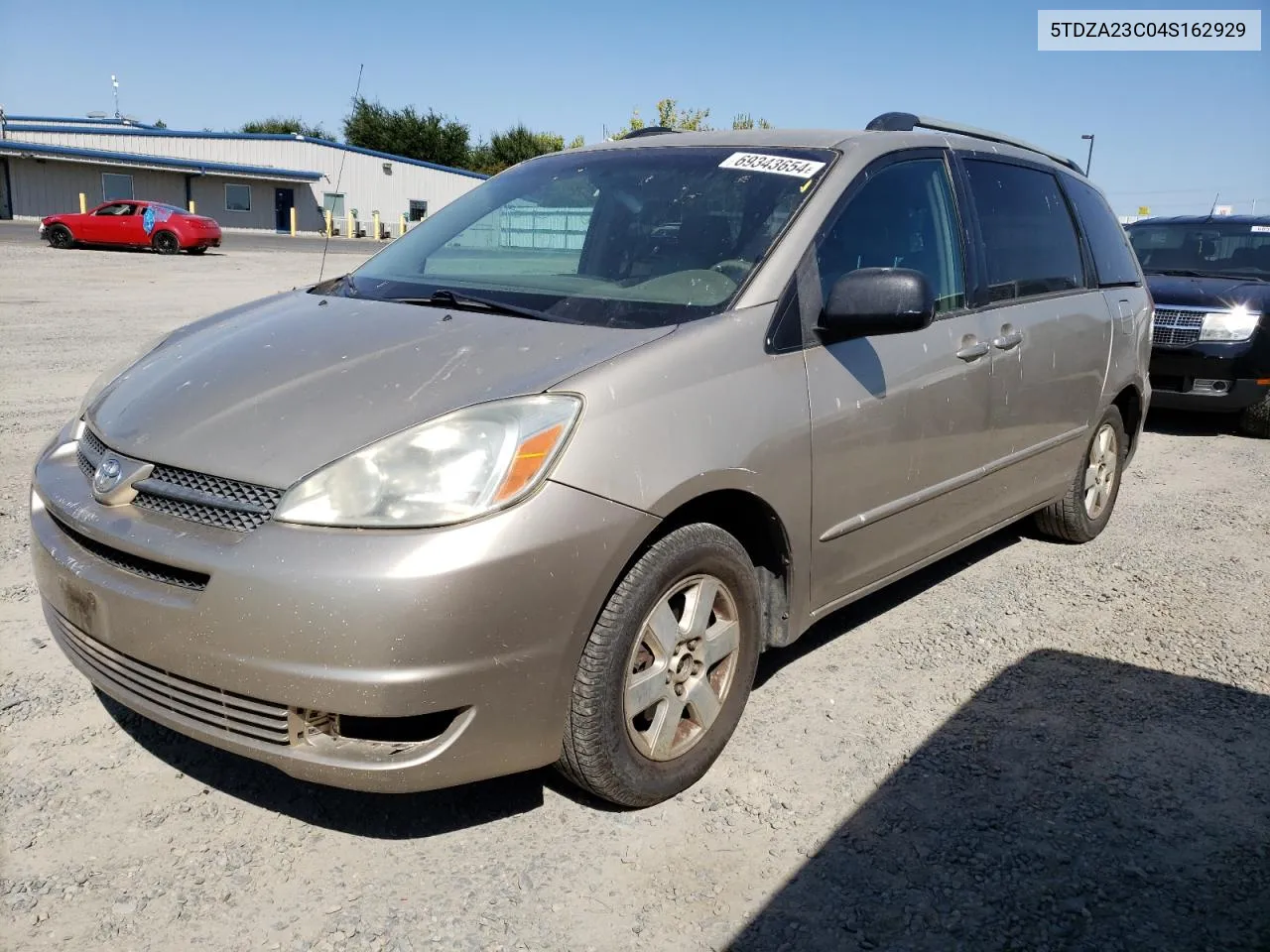 2004 Toyota Sienna Ce VIN: 5TDZA23C04S162929 Lot: 69343654