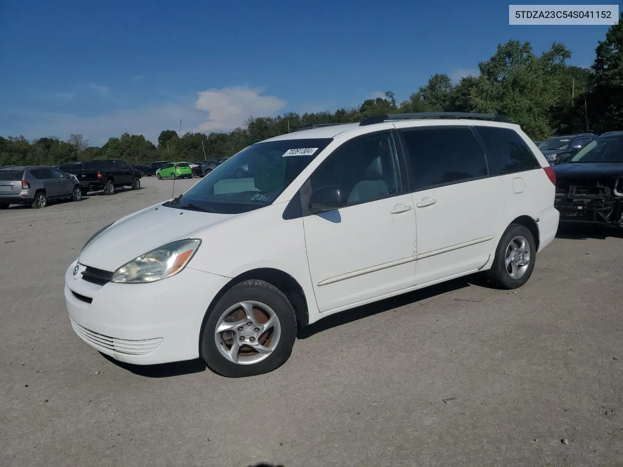 2004 Toyota Sienna Ce VIN: 5TDZA23C54S041152 Lot: 70391304