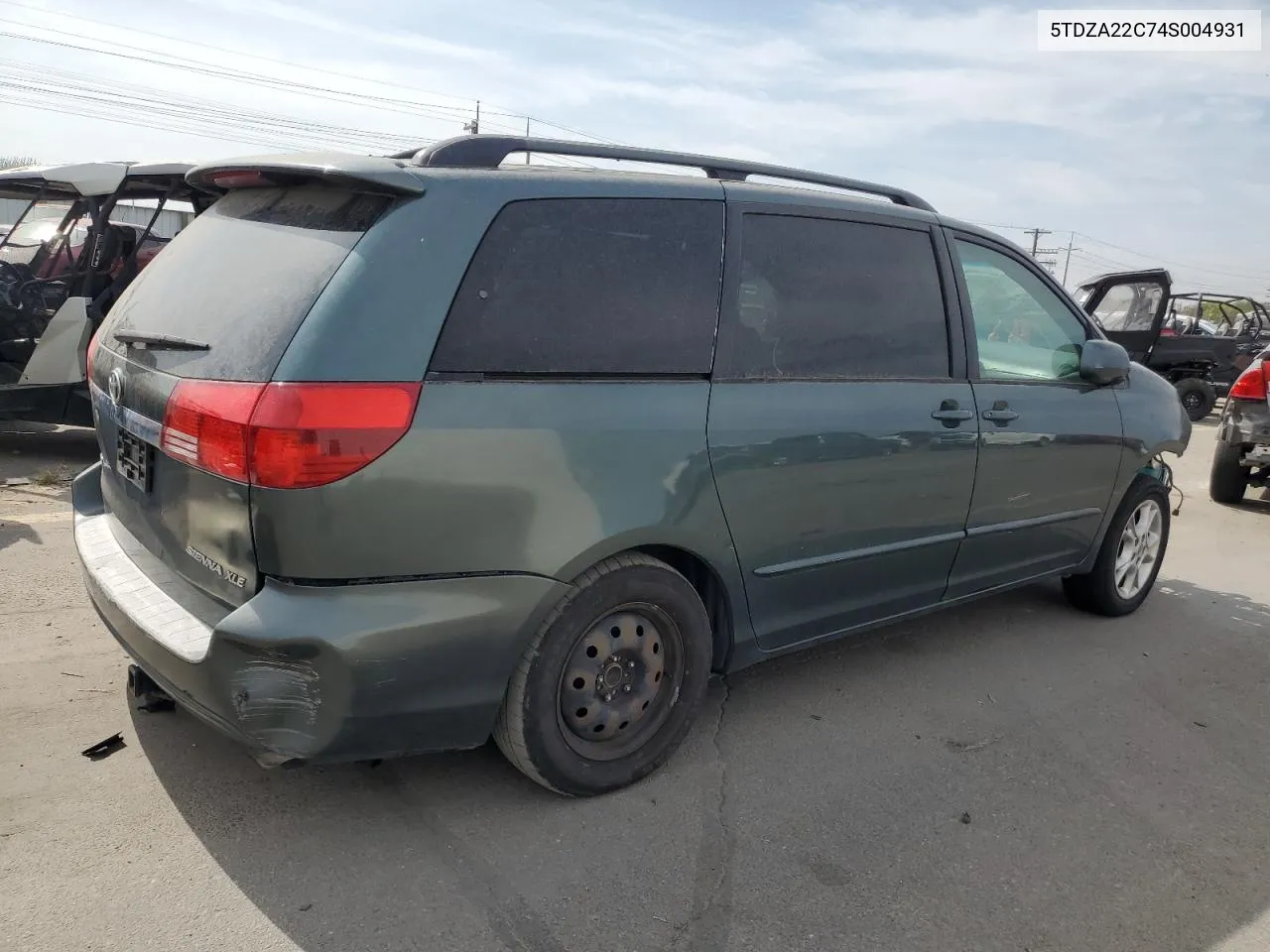 2004 Toyota Sienna Xle VIN: 5TDZA22C74S004931 Lot: 71067774