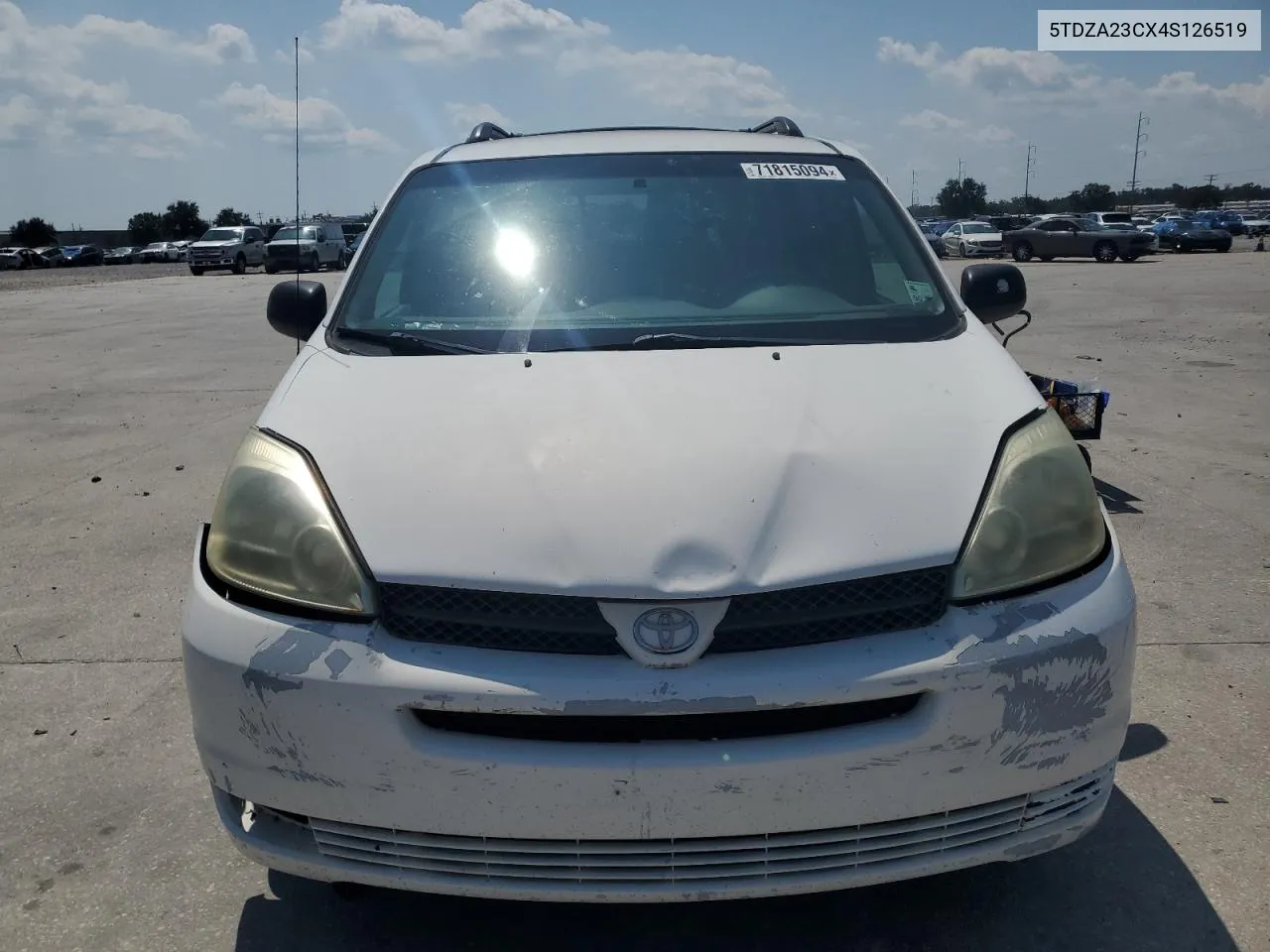 5TDZA23CX4S126519 2004 Toyota Sienna Ce