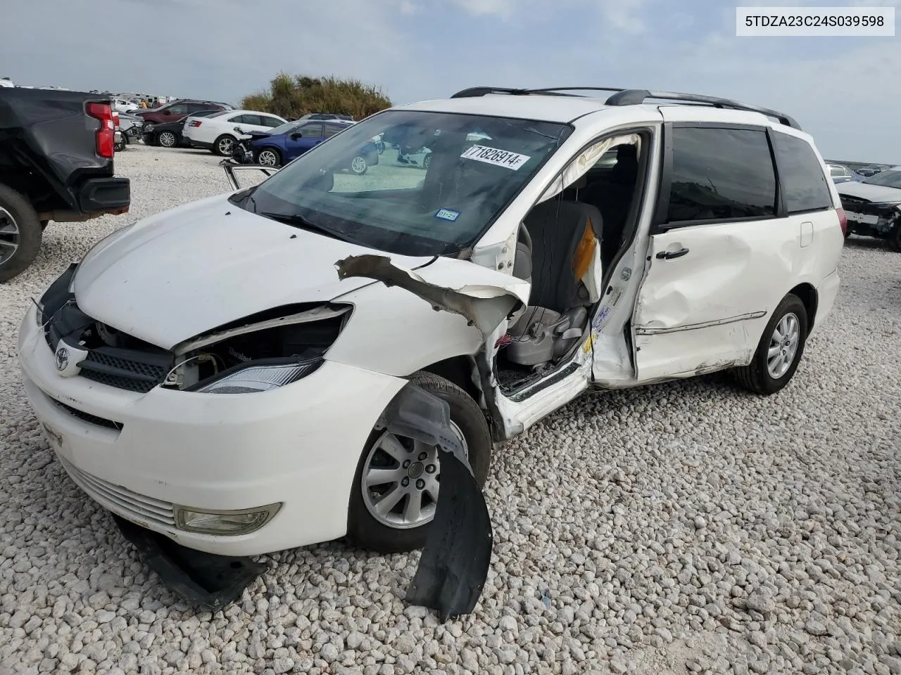 2004 Toyota Sienna Ce VIN: 5TDZA23C24S039598 Lot: 71826914