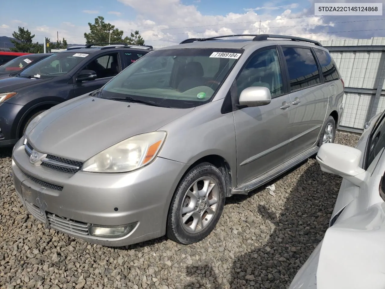 2004 Toyota Sienna Xle VIN: 5TDZA22C14S124868 Lot: 71869104