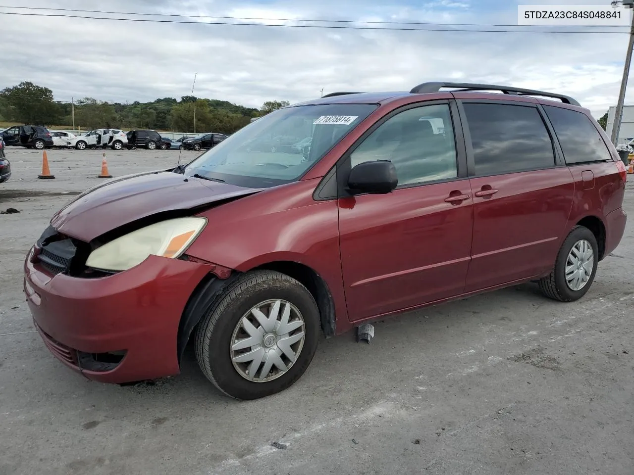 5TDZA23C84S048841 2004 Toyota Sienna Ce