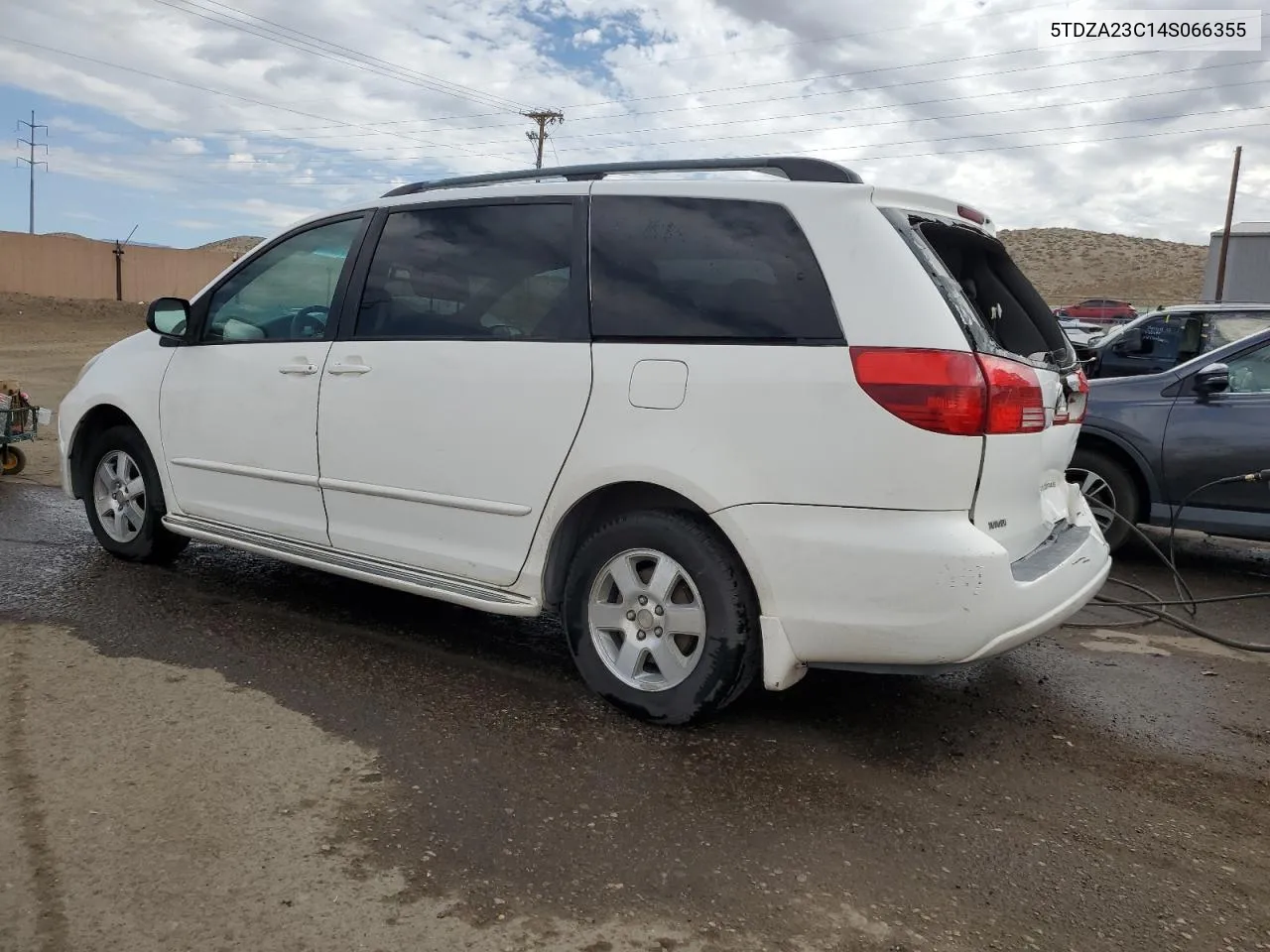 2004 Toyota Sienna Ce VIN: 5TDZA23C14S066355 Lot: 71936824