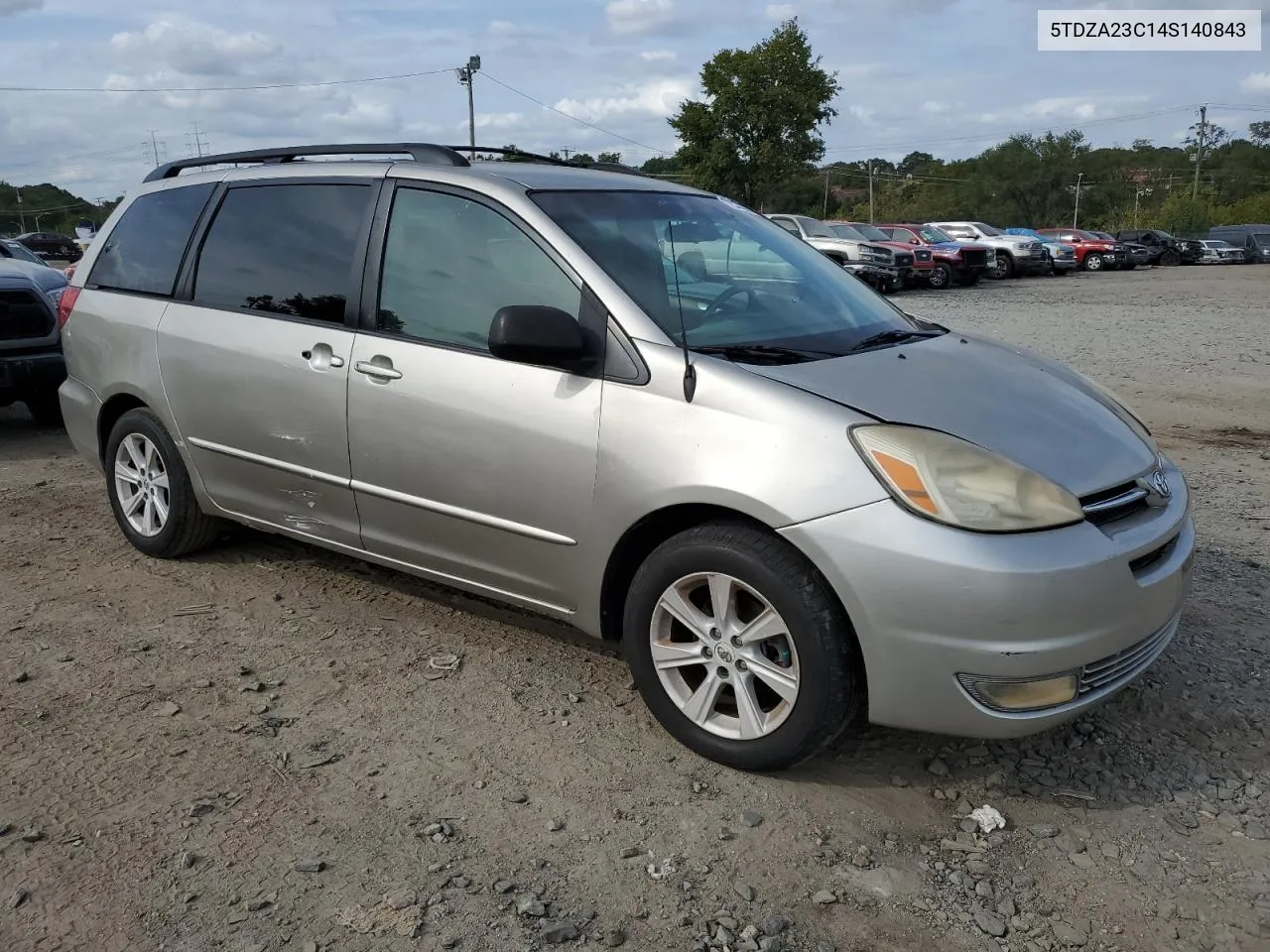 5TDZA23C14S140843 2004 Toyota Sienna Ce