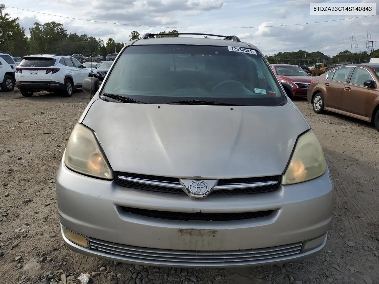 5TDZA23C14S140843 2004 Toyota Sienna Ce