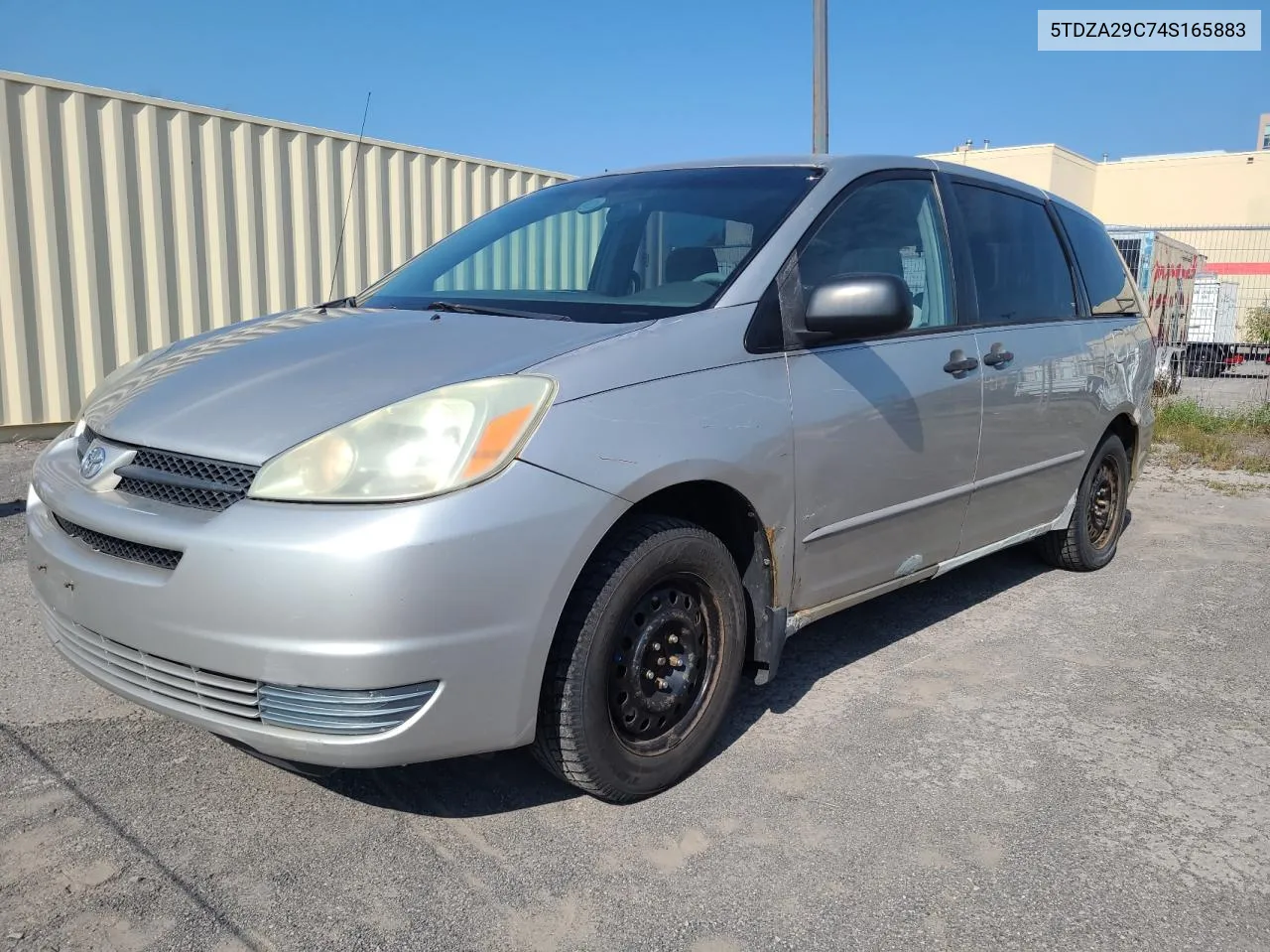 2004 Toyota Sienna Ce VIN: 5TDZA29C74S165883 Lot: 72540424