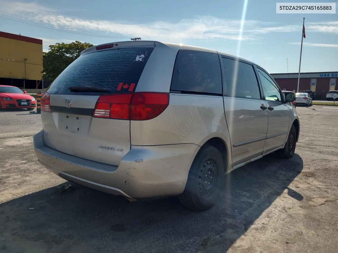 2004 Toyota Sienna Ce VIN: 5TDZA29C74S165883 Lot: 72540424