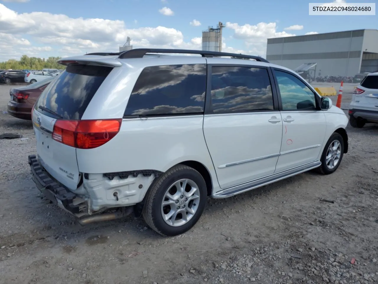 2004 Toyota Sienna Xle VIN: 5TDZA22C94S024680 Lot: 72705024