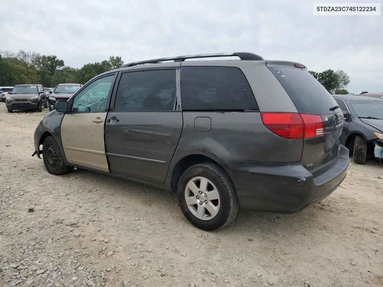 2004 Toyota Sienna Ce VIN: 5TDZA23C74S122234 Lot: 72714524