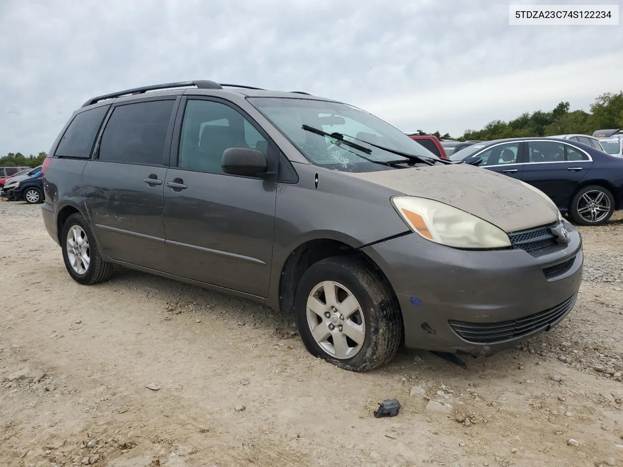 2004 Toyota Sienna Ce VIN: 5TDZA23C74S122234 Lot: 72714524